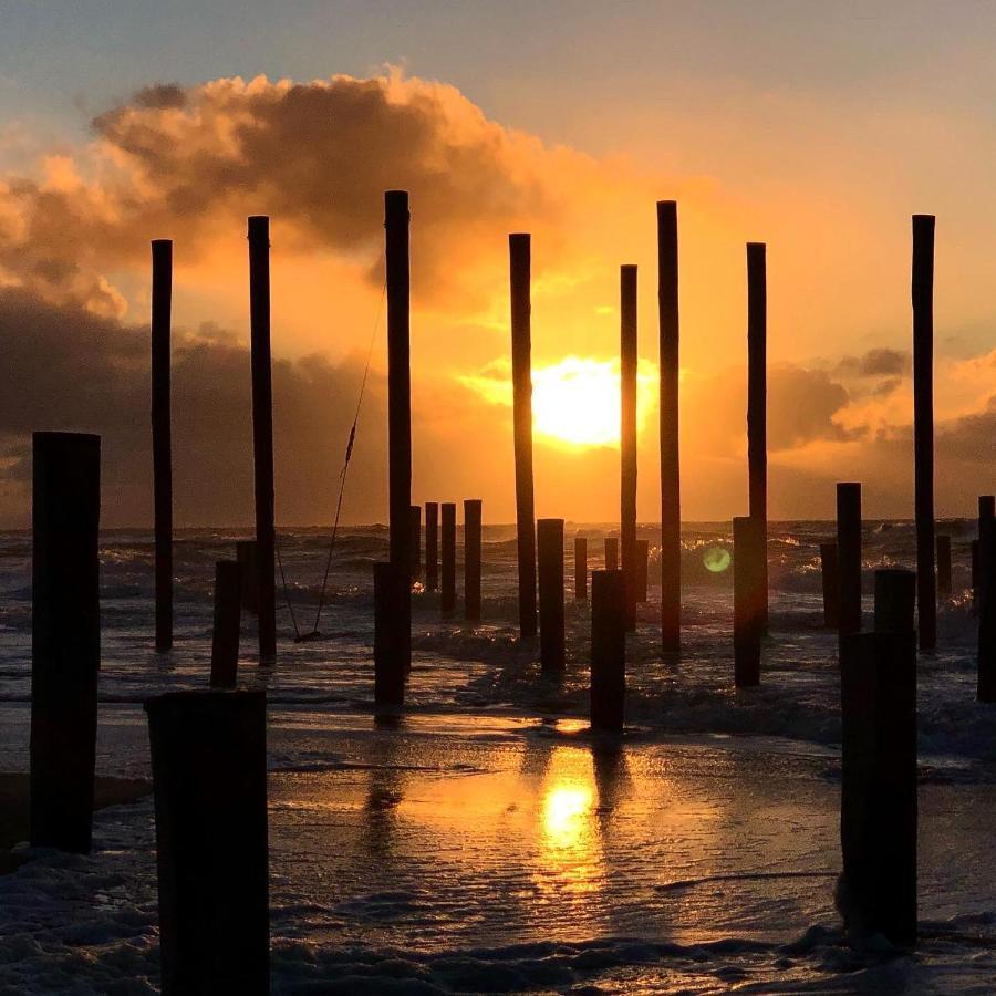 Strandhuis De Zeeparel Met Hottub Petten Exteriör bild